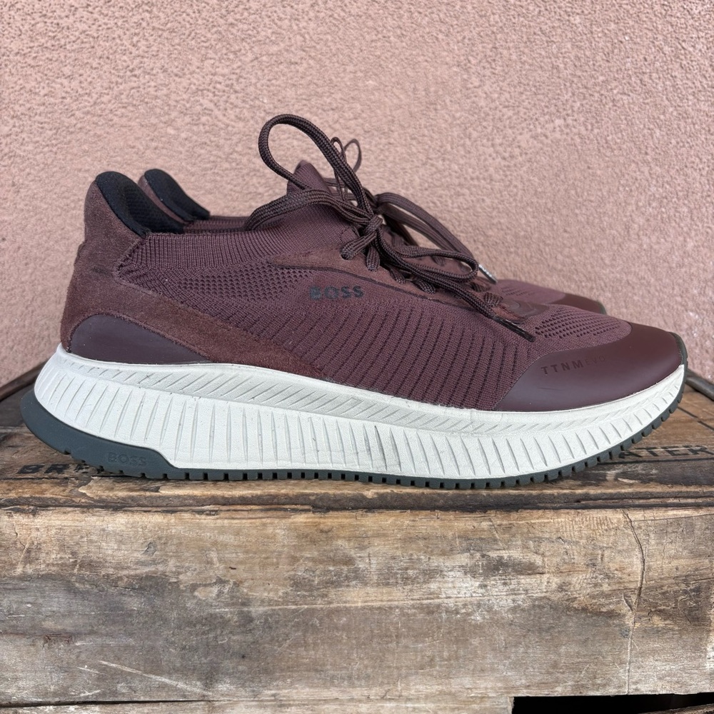 Hugo Boss TTNM Evo Trainers With Knitted Upper